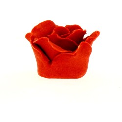 1 Rose Rouge (4cm) - Sucre. n2