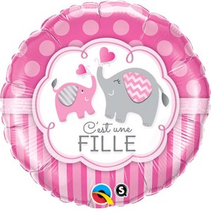 Ballon Mylar Elphant Fille