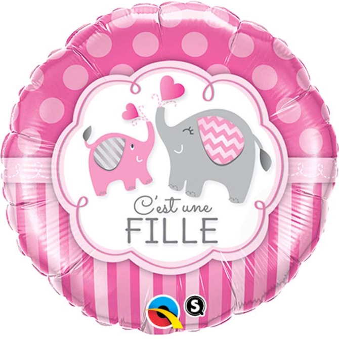 Ballon Mylar Elphant Fille 