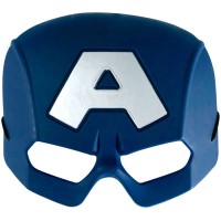 Masque Shallow Captain America - En plastique