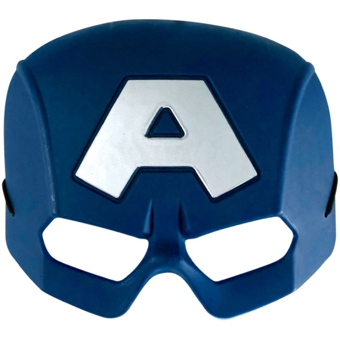 Masque Shallow Captain America - En plastique 