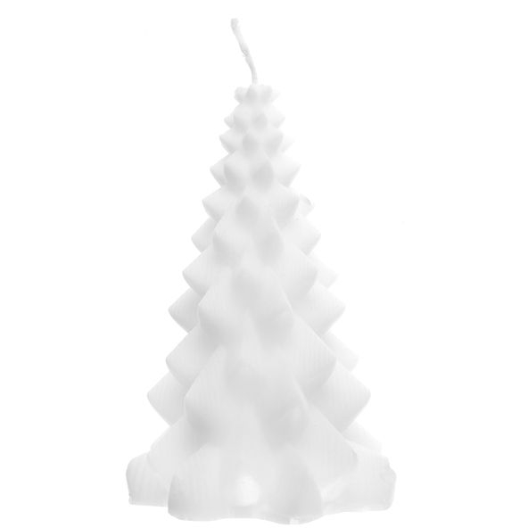 Grande Bougie Sapin Blanc 