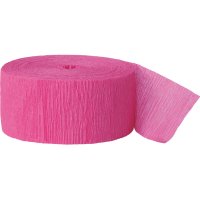 Ruban Crpon Rose Fuschia (24 m)