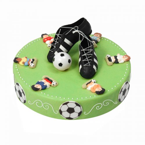 Gateau Foot O 22 Cm 8 10 Parts Pour L Anniversaire De Votre Enfant Annikids