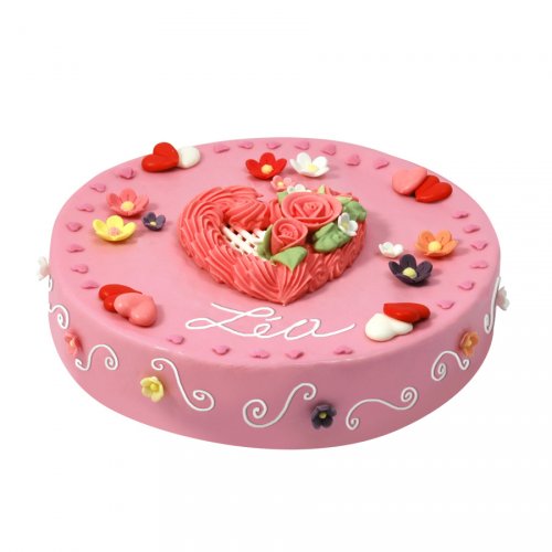 Gateau Coeur O 22 Cm 8 10 Parts Pour L Anniversaire De Votre Enfant Annikids