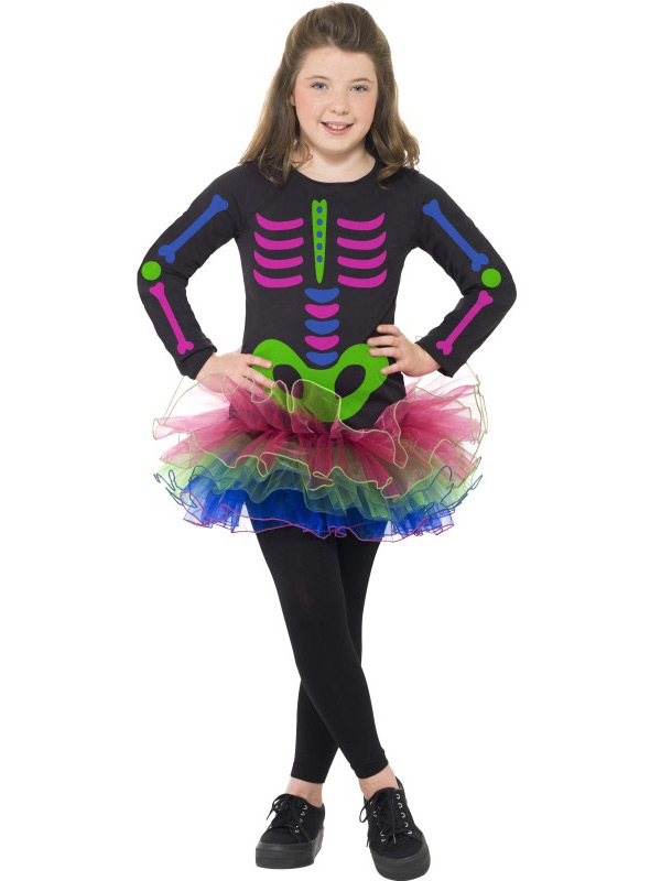 Dguisement Squelette Girly Non Taille 7-9 ans 