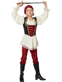 Dguisement Pirate Fille Pantalon Taille 140