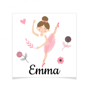 Tatouages Personnalisables Ballerine Danse Pour Un Anniversaire Personnalise Annikids