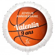 Invitation A Personnaliser Ballon De Basket Pour L Anniversaire De Votre Enfant Annikids