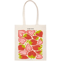 Tote bag  personnaliser - Fraises. n2