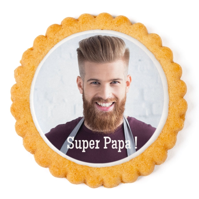 Biscuit personnalis - Super Papa 