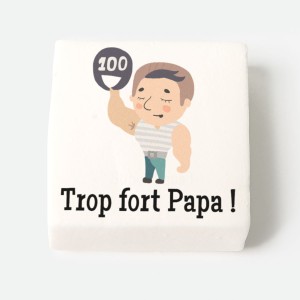 12 Guimauves personnalises - Papa trop fort