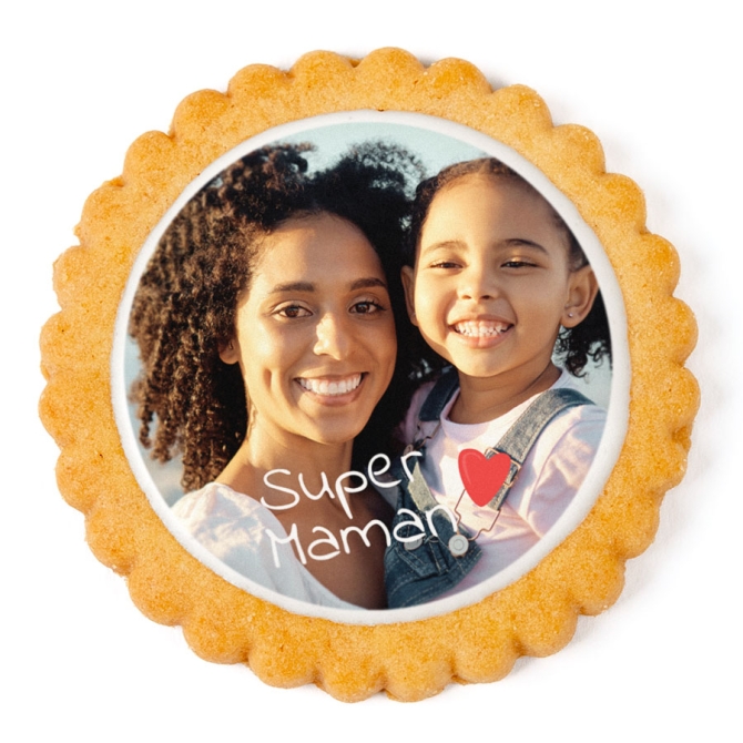 Biscuit personnalis - Super Maman 