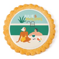 Biscuit personnalis - La piscine