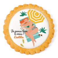 Biscuit personnalis - La plage