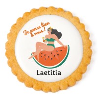 Biscuit personnalis - La pastque