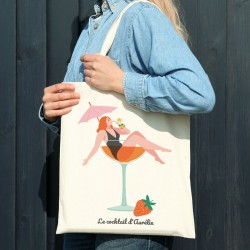 Tote bag  personnaliser - Le cocktail. n3