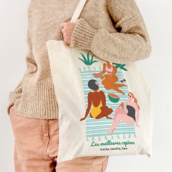 Tote bag  personnaliser - Les copines. n4