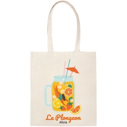 Tote bag  personnaliser - Le plongeon. n5