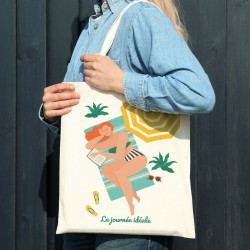 Tote bag  personnaliser - La plage. n3