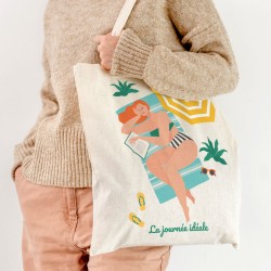 Tote bag  personnaliser - La plage. n4