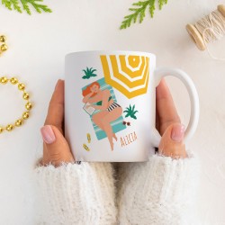 Mug  personnaliser - La plage. n3