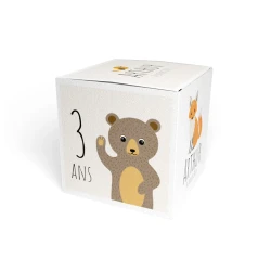 Bote  cadeaux personnalise - Animaux de la Fort. n2