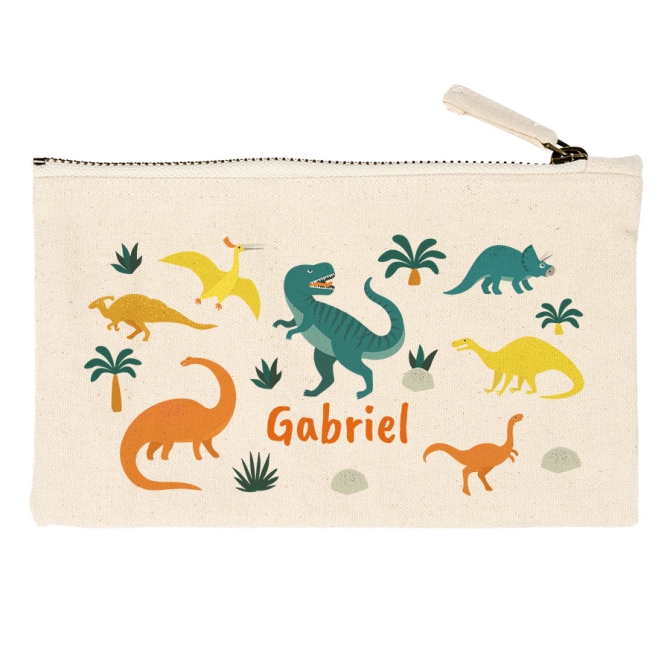 Trousse  personnaliser - Dinosaures 