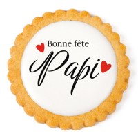 Biscuit personnalis - Bonne fte Papi