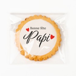 Biscuit personnalis - Bonne fte Papi. n4