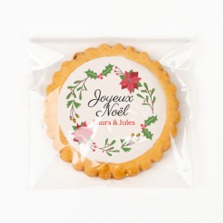 Biscuit personnalis - Couronne de Nol. n4