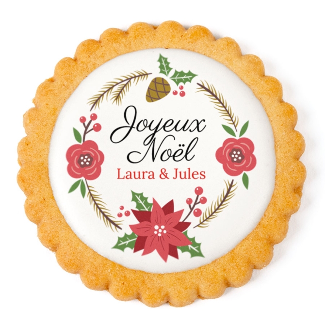 Biscuit personnalis - Rose de Nol 