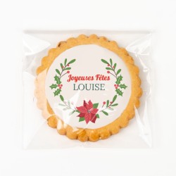 Biscuit personnalis - Joyeuses Ftes. n4