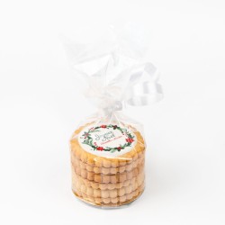 Biscuit personnalis - Fleurs de Nol. n3