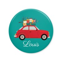 Badge  personnaliser - Voiture Nol vintage