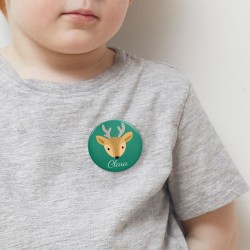 Badge  personnaliser - Petit renne. n3