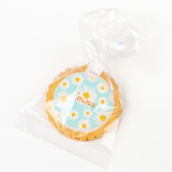 Biscuit personnalis - Marguerite Bleu. n5