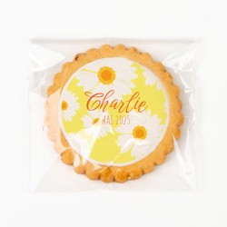 Biscuit personnalis - Marguerite Jaune. n4