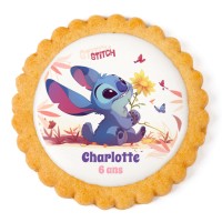 Biscuit personnalis - Stitch Papillon