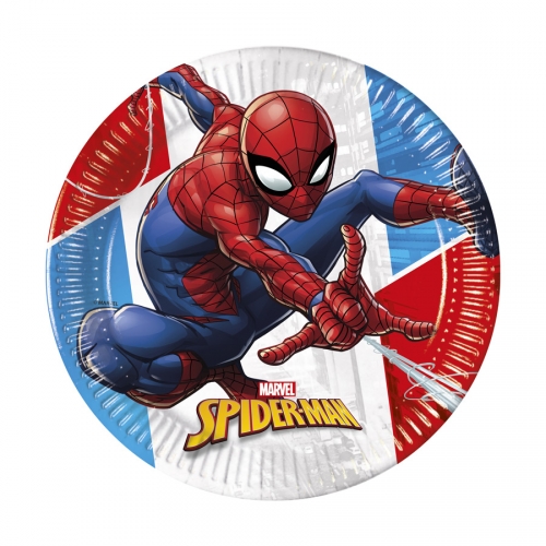 Boite A Fete Spiderman Compostable Kit Deco Anniversaire Annikids