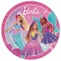 8 Assiettes Barbie Fantasy pour l'anniversaire de votre enfant