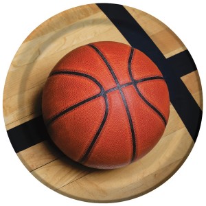1 Porte clé Ballon de Basket (3,5 cm) pour l'anniversaire de votre