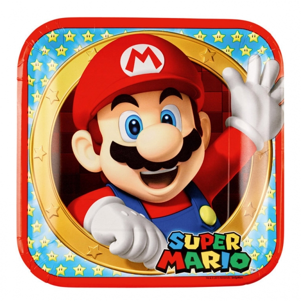 Grande Boîte à fête Mario pour l'anniversaire de votre enfant