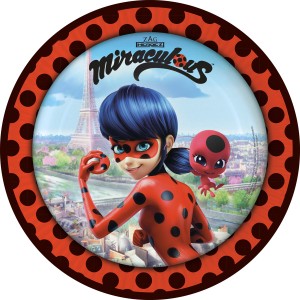 Accessoire de déguisement Miraculous Ladybug Gants Rouge et Noir